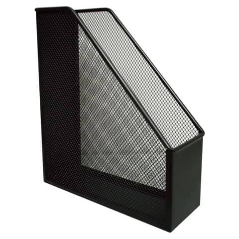 Portariviste In Metallo 9,5x29,5x25,8 Cm Nero Kf00862 - Foto 1