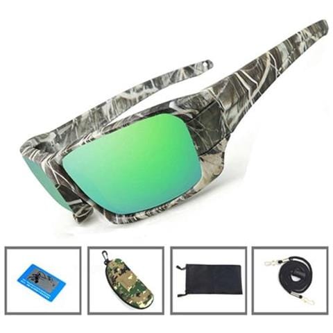 SLOWMOOSE - Occhiali Da Sole Da Pesca, Montatura Mimetica Con Lenti Uv  Polarizzate, Uomini, Occhiali Da Sole Sportivi Da Donna, Occhiali Da  Campeggio Con Clip Da Guida [1 Custodia Verde] - ePRICE