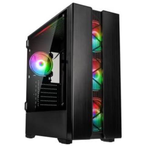 Phalanx V2 Argb Middle Tower Vetro Temperato No-power Miniitx-matx-atx-e-atx Black 5999094003705 - Foto 1