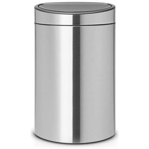 Mülleimer Touch Bin New, recycle, 23+10 L Stahl matt - Foto 1