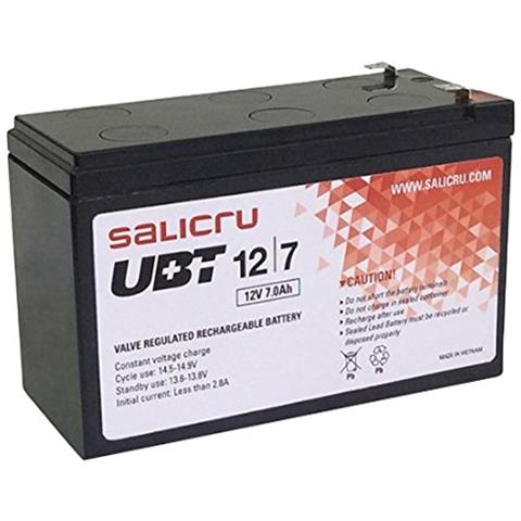 UBT 12/7 Acido piombo (VRLA) 7Ah 12V batteria UPS - Foto 1