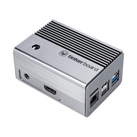 Tinker 2 Custodia in Alluminio senza Ventola 2x USB Colore Acciaio Inossidabile - Foto 1