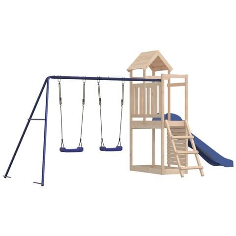 Set da Gioco da Esterno in Legno Massello di Pino - Foto 10