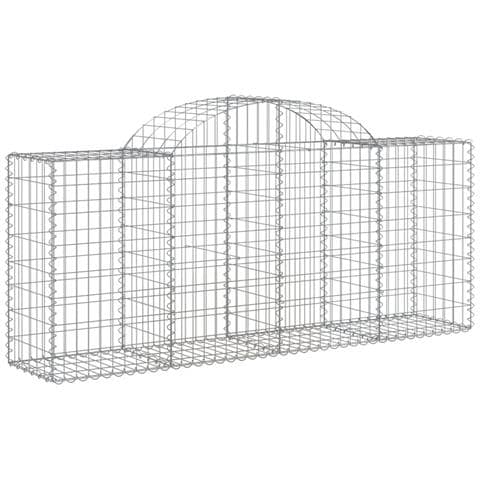 Cesto Gabbione ad Arco 200x50x80/100 cm Ferro Zincato - Foto 1