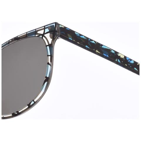 Occhiali Da Sole Z398 Da Donna In Acetato Dalla Forma Ovale - Foto 2