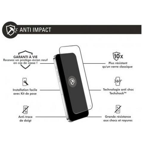 Salvadisplay In Vetro Temperato Per Iphone 15 Pro Max 3d Anti-impact, Trasparente - Foto 2