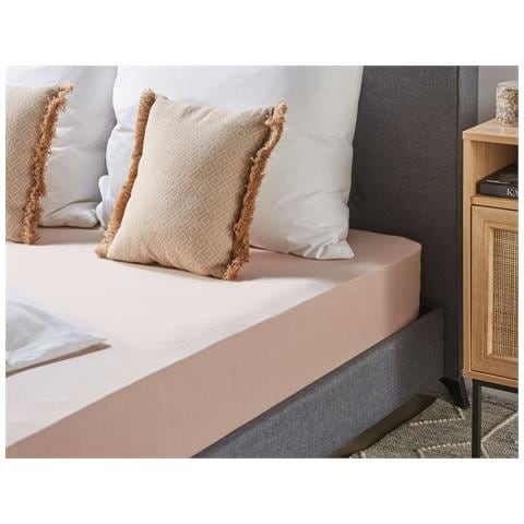 Coprimaterasso Elasticizzato Hofuf Cotone Beige - Foto 1