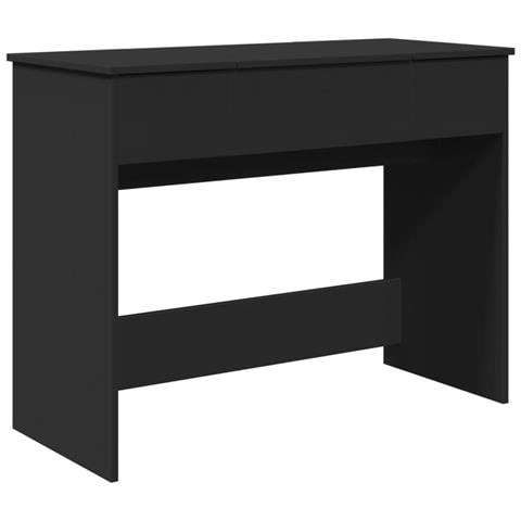 Toeletta Con Specchio Nero 100x45x76 Cm - Foto 2