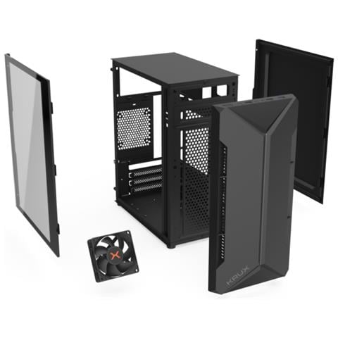 Case Astro Cube Mini TowerATX / Micro-ATX / Mini ITX 2 Porte USB 2.0 Colore Nero. - Foto 17