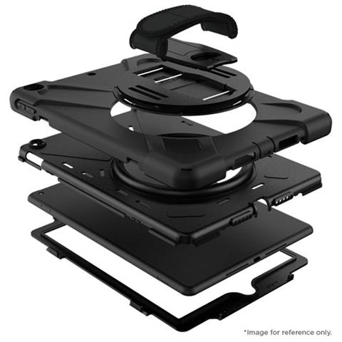 Cover Per Galaxy Tab S9/s9 Fe Protezione Completa Manico Rotante 360°, Nero - Foto 2