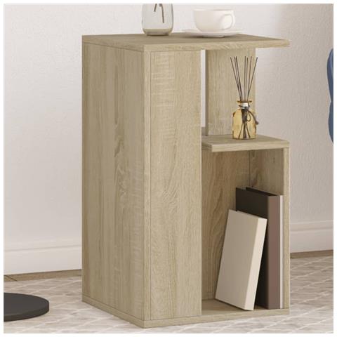 Tavolino Da Salotto Rovere Sonoma 35x35x60 Cm Legno Multistrato - Foto 2