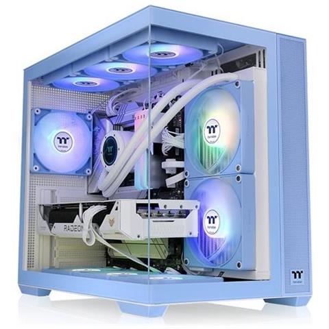 View 380 Tg Argb - Mid Tower - Atx - Seitenteil Mit Fenster (gehrtetes Glas) - Keine Spannungsversorgung (atx) - Hydrangea Blue - Usb /audio (ca-1z2-00mfwn-00) - Foto 1