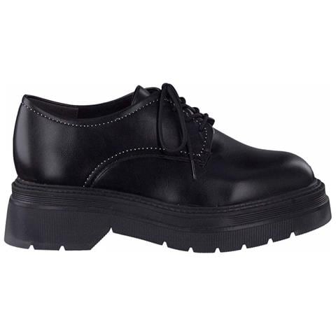 Black Casual Flats Scarpe Basse Sintetico E Tessile Scarpe Donna Nero Eu 37, 1-23730-27 001 - Foto 1