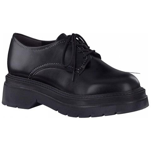 Black Casual Flats Scarpe Basse Sintetico E Tessile Scarpe Donna Nero Eu 37, 1-23730-27 001 - Foto 2