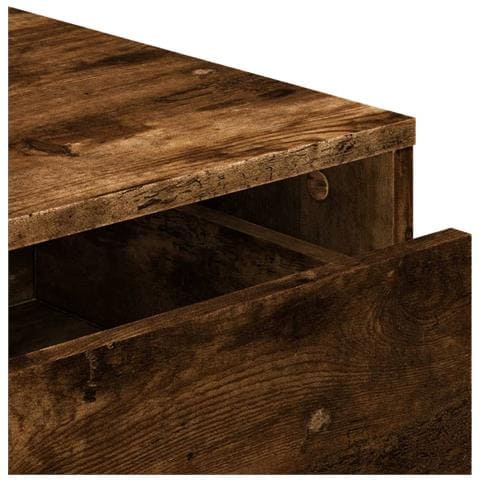 Cassettiera Angolare Rovere Fumo 40x41x58cm Legno Multistrato - Foto 2