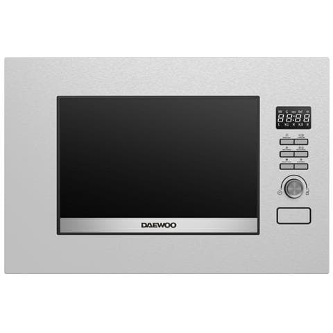 Forno Microonde Da Incasso Daewoo Mdbk201gs Con Grill 20 Lt In Acciaio Inossidabile - Foto 1