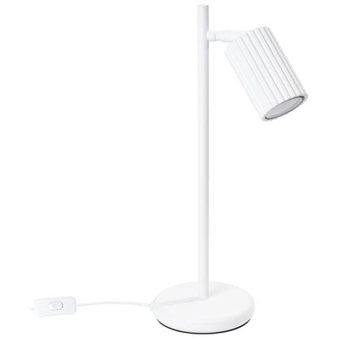 Lampada Da Tavolo Karbon Bianco Sl. 1548 - Minimalista Lampada Da Scrivania Bianco 43x14.5x19.5 Cm - Foto 1