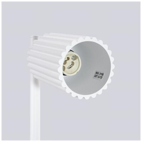 Lampada Da Tavolo Karbon Bianco Sl. 1548 - Minimalista Lampada Da Scrivania Bianco 43x14.5x19.5 Cm - Foto 8