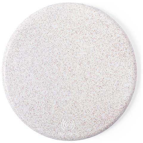 Nature Canna Di Grano Caricatore Wireless 10w Ricarica Rapida 10x0,9x10 Cm. Beige - Foto 2
