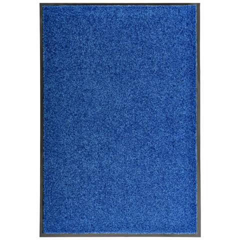 Lusso Casadino -  Zerbino Lavabile Blu 60x90 Cm - Foto 2