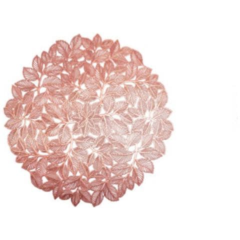 Set Di 6 Tovagliette Dal Design Elegante Con Foglie Pinkgold - Foto 1