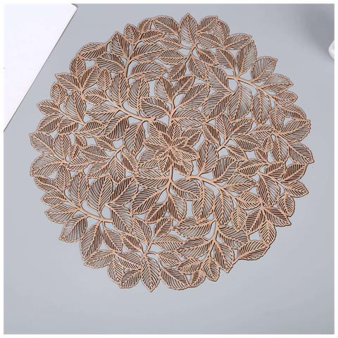 Set Di 6 Tovagliette Dal Design Elegante Con Foglie Pinkgold - Foto 3