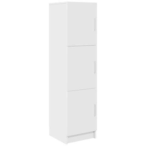 Sideboard Bianco Bianco Legno MDF Medio Sideboard Bianco - Foto 1