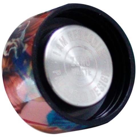 Bottiglia Termica 510 Ml Con Decorazione Fiori Tropical Bloom, Multicolore - Foto 2