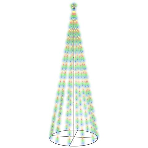 Albero Di Natale A Cono Colorato 732 Led 160x500 Cm - Foto 1