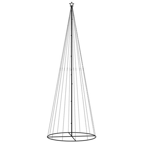 Albero Di Natale A Cono Colorato 732 Led 160x500 Cm - Foto 2