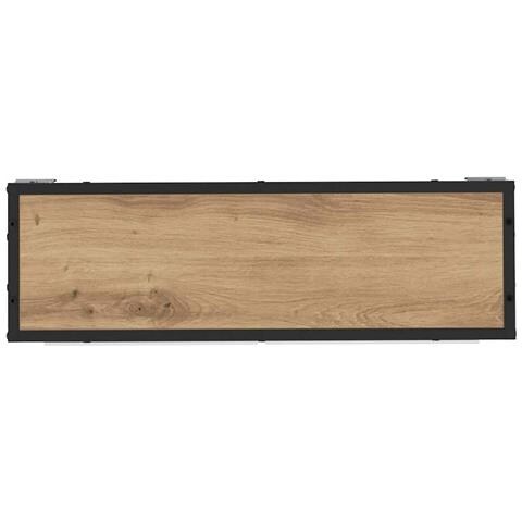 Mobiletto per specchio da bagno con porta rovere artigianale - Foto 9