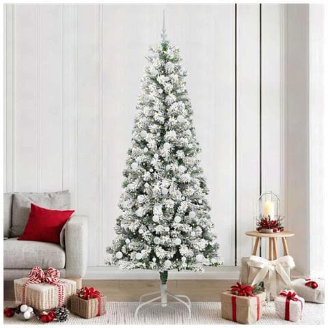 Albero di Natale Artificiale con Rami Pieghevoli 240 cm - Foto 2