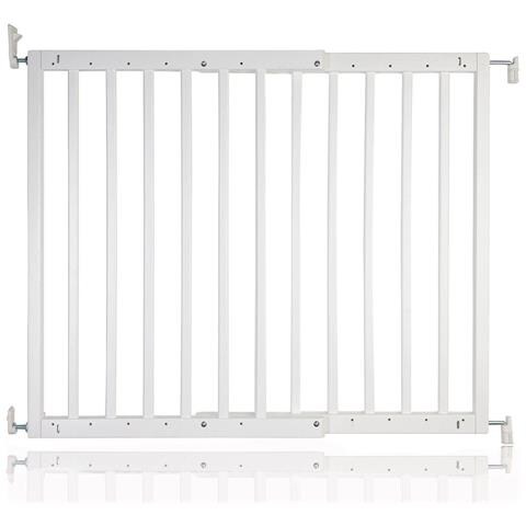 Safetots Cancelletto Per Scale Robusto In Legno Con Montaggio A Vite, Bianco, 63,5cm - 105,5cm - Foto 1