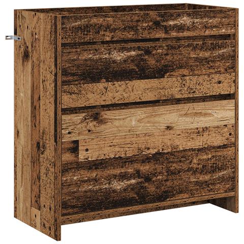 Mobiletto da Bagno Sotto Lavabo Legno antico - Foto 1