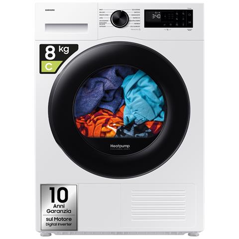 Asciugatrice Crystal EcoDry 8 Kg DV80DG52B0AEET - Foto 2