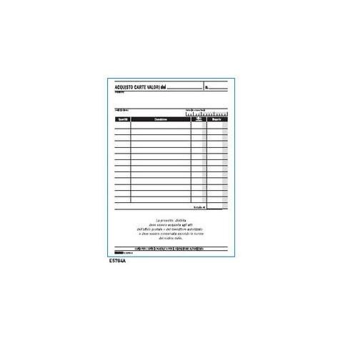 Cf10blocco Ricev Acq Valori Bollati - Foto 1