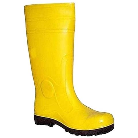 Stivali Sicurezza Pvc Ginocchio 46 Giallo - Foto 1