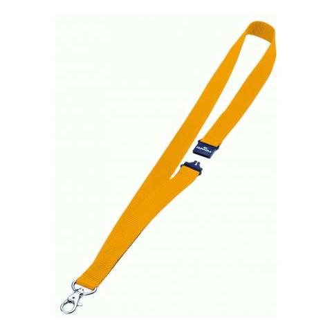 Corda Tessuto 20mm Moschettone Clip Sicurezza Antisoffocamento 44 Cm Giallo 10pz - Foto 1