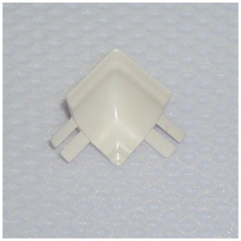 Raccordo Angolo Interno Angolare Profilo Raccordo Igienico Pvc Bianco - Foto 1