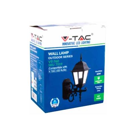 Portalampada Lanterna Small Facing Up Alluminio Ip44 E27 Mod. Vt-760 - Foto 3