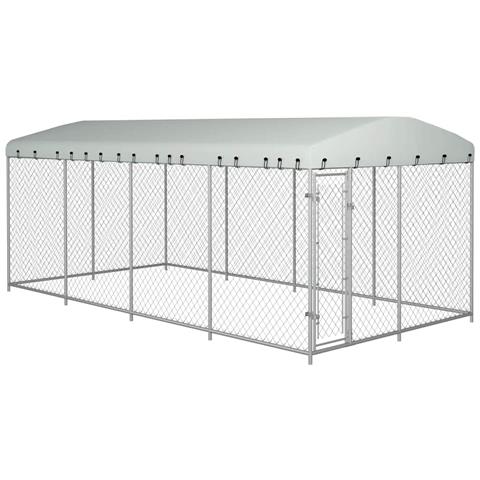 Canile Da Esterno Con Tetto 8x4x2 M - Foto 1