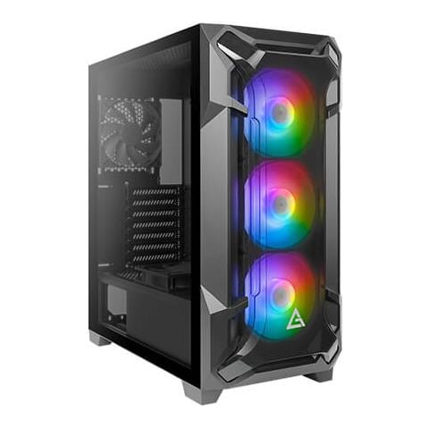 Case DF600 Flux Midi Tower ATX / micro ATX / Mini-ITX 2 Porte USB 3.2 Colore Nero (Finestrato) - Foto 1