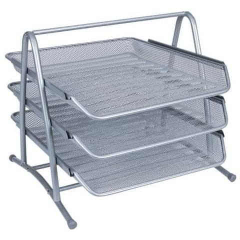 Set 3 Vaschette Portadocumenti 27,8x27,5x35 Cm Kf00822 - Foto 1