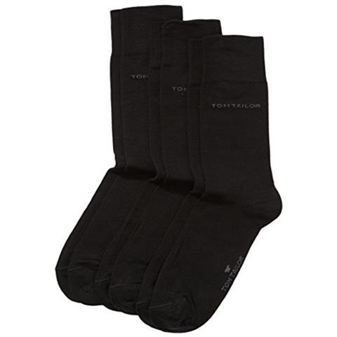 Calzini, Pacco Da 3, Uomo, Nero (schwarz (black - 610)), 39/42 - Foto 1
