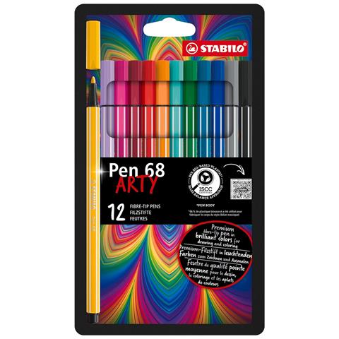 Pen 68 - Pennarello Premium - ARTY - Astuccio da 12 - Colori Assortiti - Foto 1