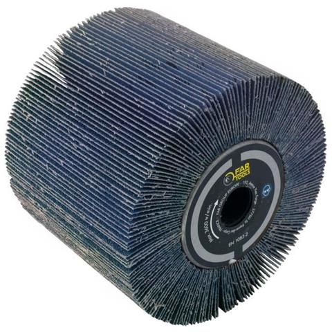 Spazzola Abrasiva Lamellare A120 Ø120mm / L100mm - Foto 1