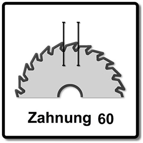 professionale Lama per sega circolare Expert for Wood, per legno, 254 x 30 x 2, 4 mm, 60 denti, accessorio da Sega circolare - Foto 2