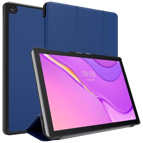 Cadorabo Custodia Per Tablet Compatibile Con Huawei Matepad T 10 (9.7 Zoll) / T 10s (10.1 Zoll) In Blu Scuro Jersey - Coperchio Protettiva Ultra Sottile Senza Funzione Auto Wake Up E Stand - Foto 7
