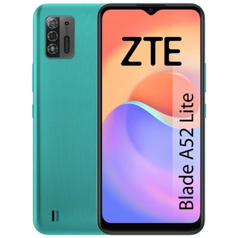 Blade A52 Lite 32 GB 2 GB Ram Dual Sim Display 6.52" HD+ Slot Micro SD Fotocamera 13 Mpx Android Verde Corale - Foto 1