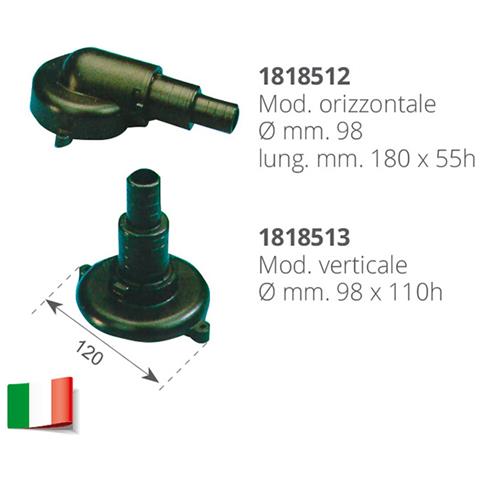 Succhiarolain Plastica Con Valvola Di Non Ritorno Per Tubo Mm. 25/35 - Foto 3